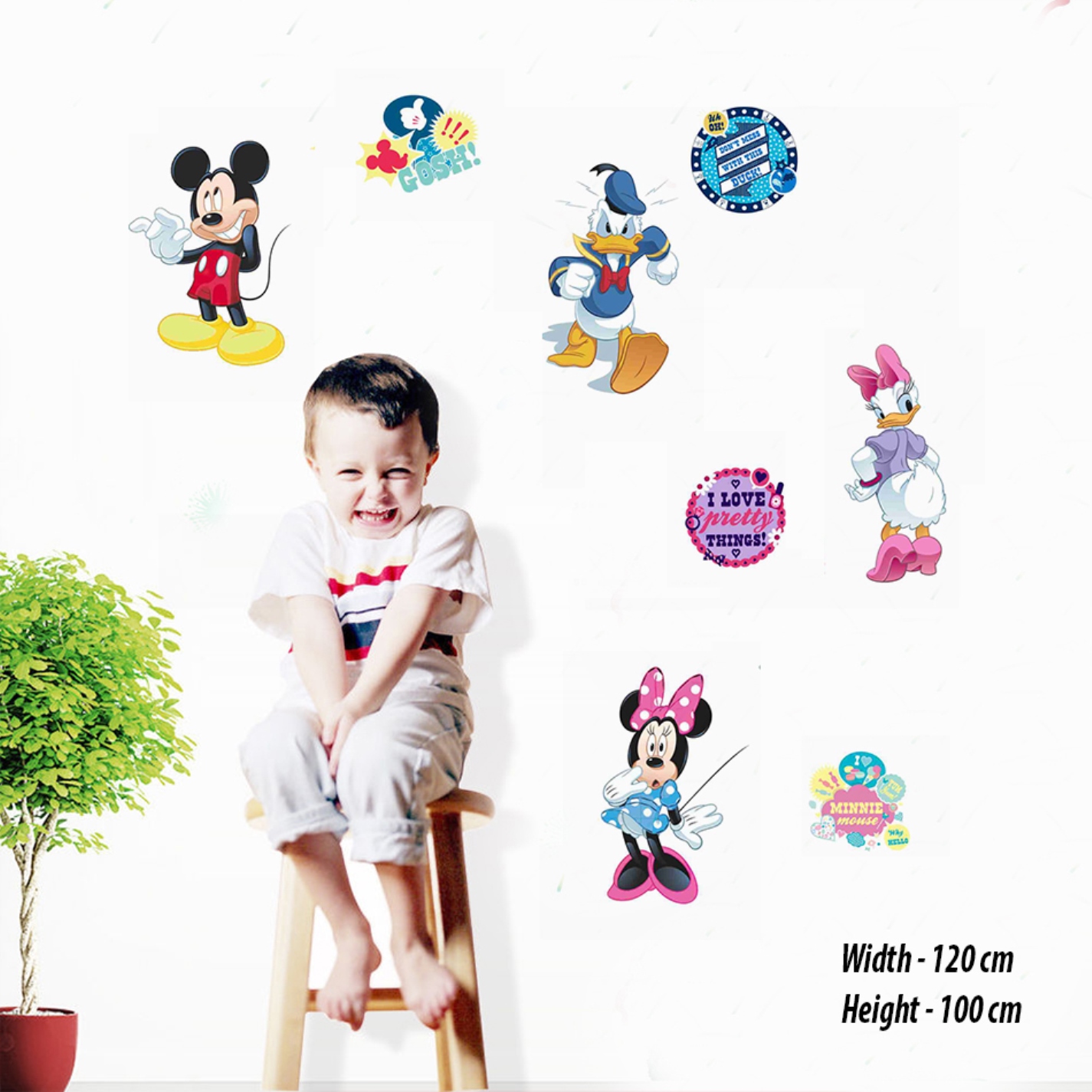 Orka Wall Sticker Mickey Mouse Theme  