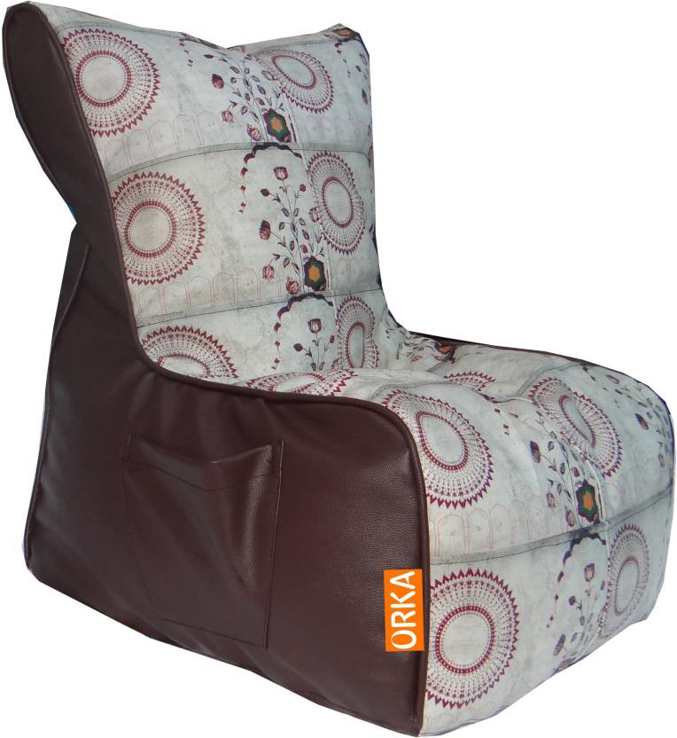 Orka Printed Floral Chair   