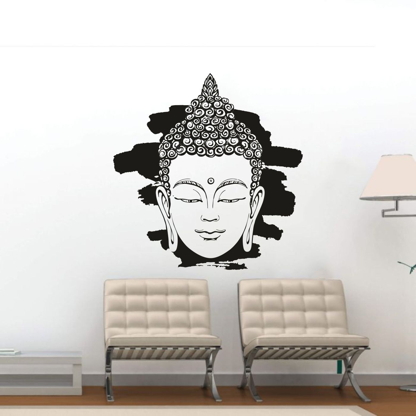 Orka Buddha Wall Decal Sticker 10  